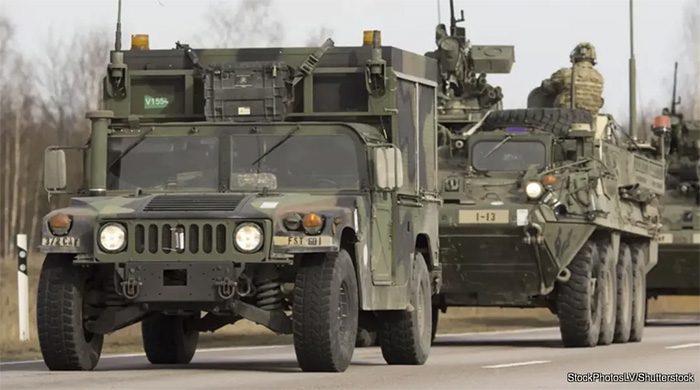 In the U.S., many local police departments use Humvees in their daily operations.