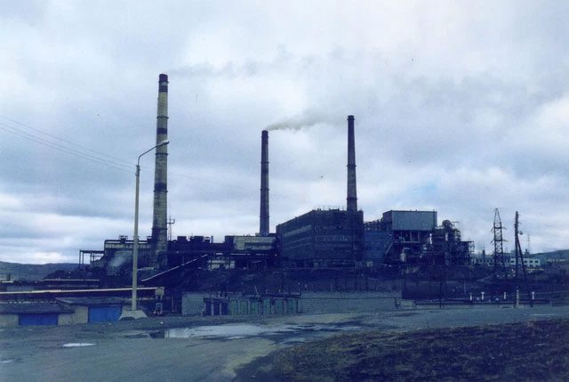 Norilsk Nickel's production facility.