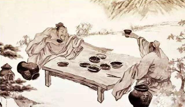 Ancient Chinese banquet.