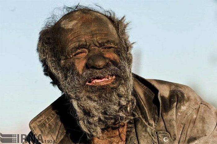 Mr. Amou Haji has not bathed since 1954.