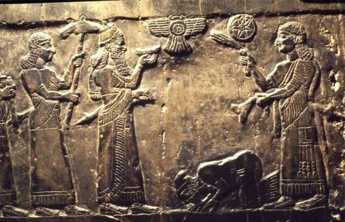 Engravings on the Black Obelisk
