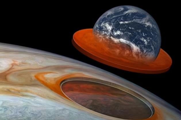 New data about Jupiter shows that its red storm alone is capable of swallowing Earth whole