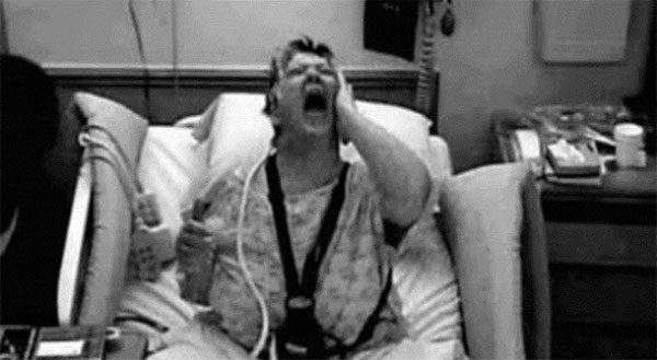 Due to this strange illness, Byrne's left hand repeatedly slapped her face.