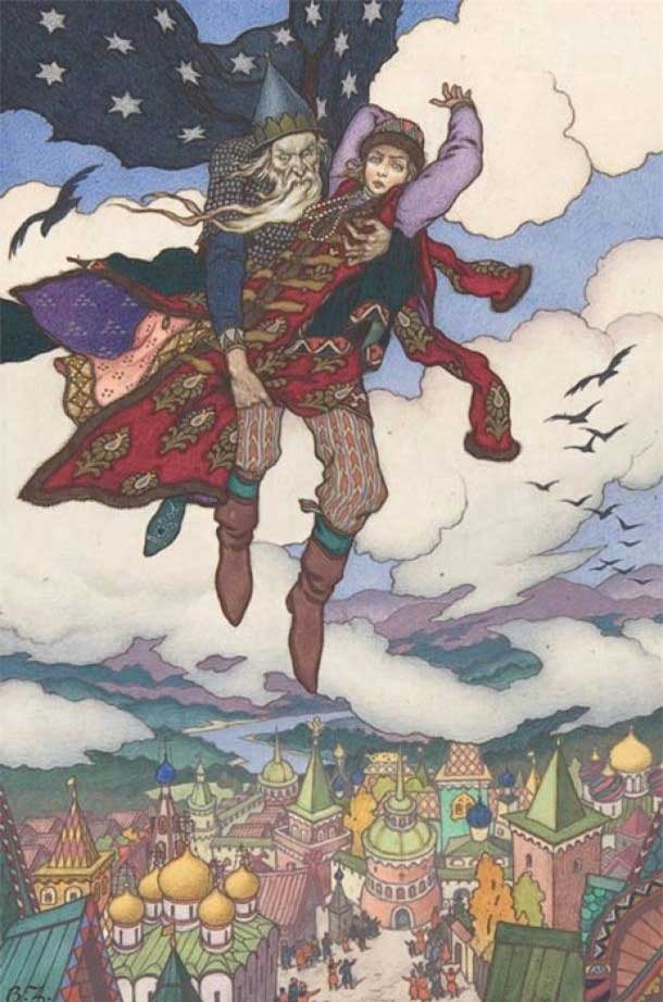 Koschei captures Marya, Ivan sets off to rescue his wife.