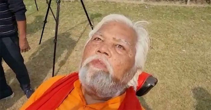 This man stared directly at the sun without sunglasses and without blinking.