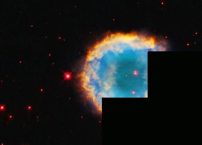 Stunning nebula NGC 2438