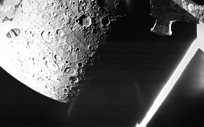 Images of Mercury captured by the BepiColombo spacecraft