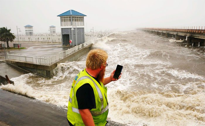 The impact from Hurricane Ida may push river water levels up by about 5 meters.