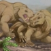 battle between two monsters with teeth over 250 million years ago 117135