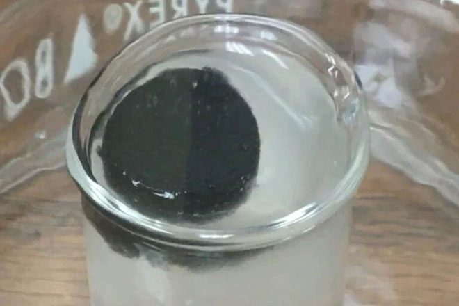The hydrogel filter solution is superior as it does not require energy
