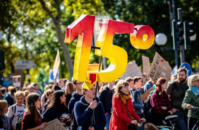 Climate Change Protest in Bonn, Germany