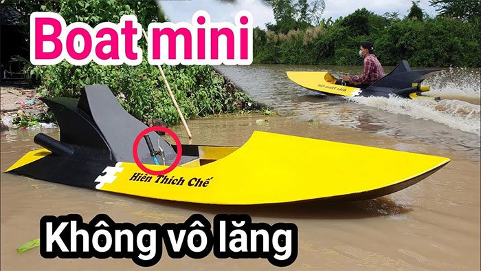 The special feature lies in this canoe from the control system.