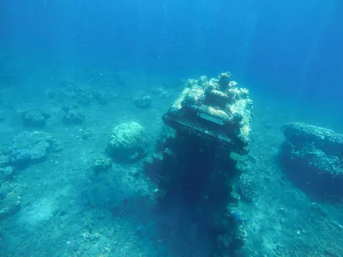 Another underwater structure previously discovered