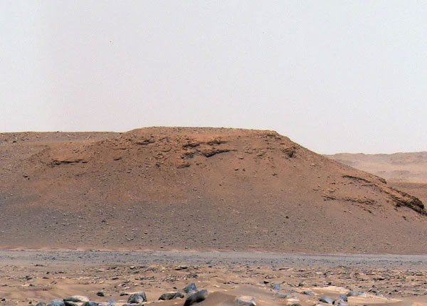A part of the ancient delta.