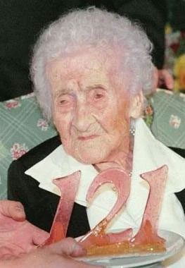 Jeanne Calment, the oldest person recorded in history.