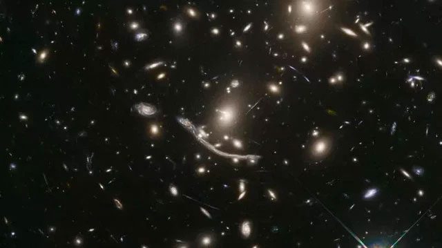 Hubble uses two cameras to observe two different types of light