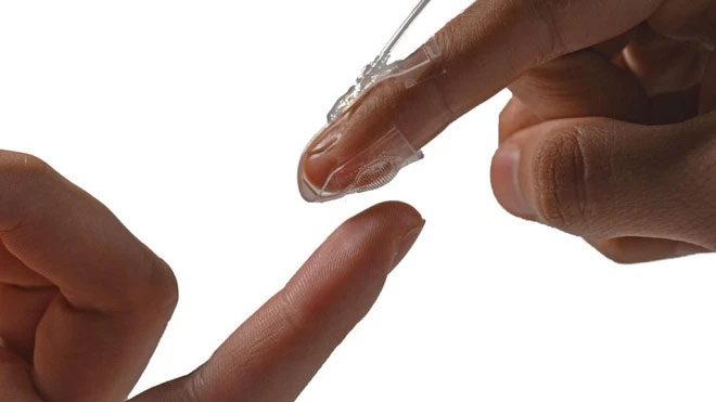 This artificial skin simulates touch sensations more realistically than current haptic feedback technology.