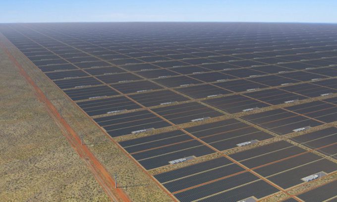 Sun Cable will build a large solar farm in Australia.