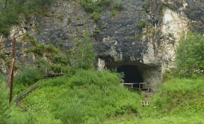 Denisova Cave in Siberia