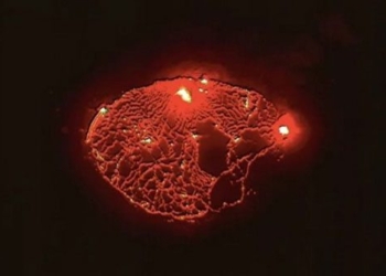 hawaii volcano eruption seen from space 116427