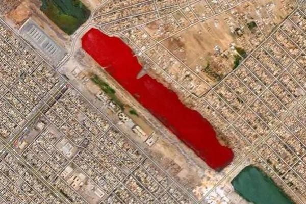 Blood-Red Lake