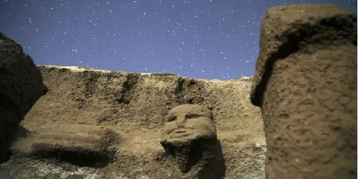 Carvings of human heads and phallic symbols found in the 11,000-year-old archaeological site in Turkey.