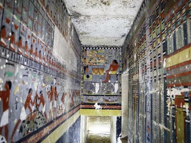 The lavishly decorated tomb over 4,000 years ago