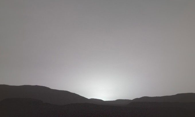 Sunset on Mars captured by the Perseverance rover on November 9.