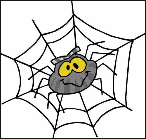 Cute spider images can also make many people sweat.