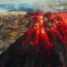 horrifying misfires of the giant volcano falling to the ground shaking 116534