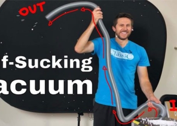 how to vacuum dust with a plastic tube 115897