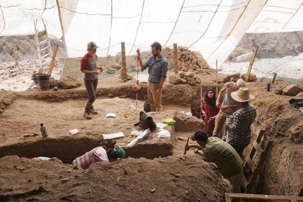 Researchers found 33 jewelry beads in a cave in western Morocco