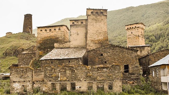"Koshkebi" - medieval watchtowers showcasing the strength of the local people.