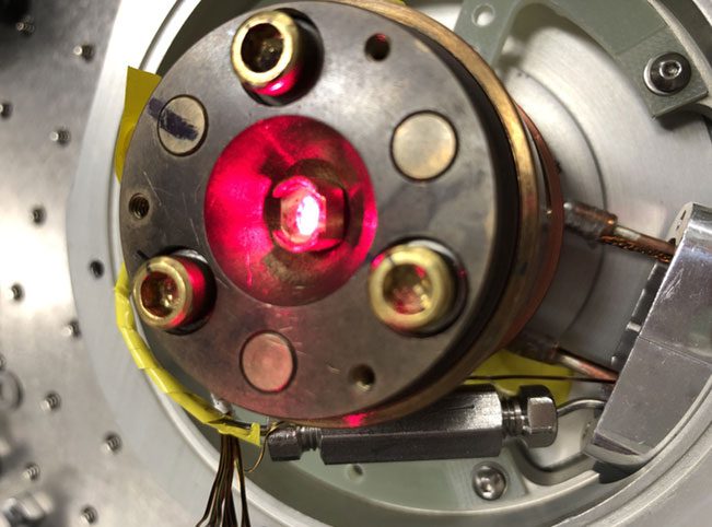 The transformation caused by the laser is reversible.