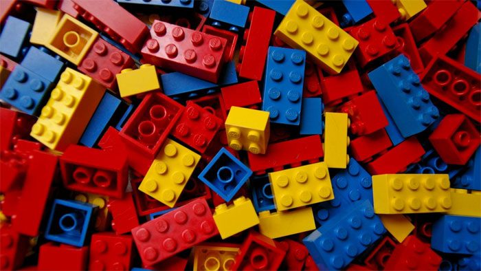 Most Lego pieces are made from ABS plastic.