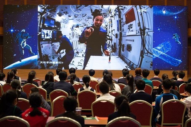 A photo taken in Macao, Southern China on December 9, 2021