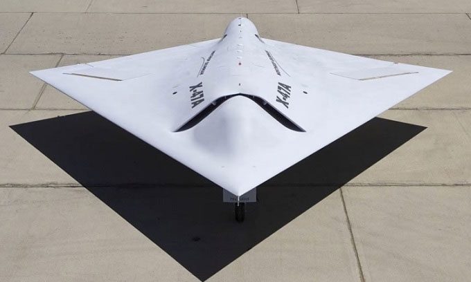 Boeing Manta X-47C aircraft in the program to validate Tang's design.