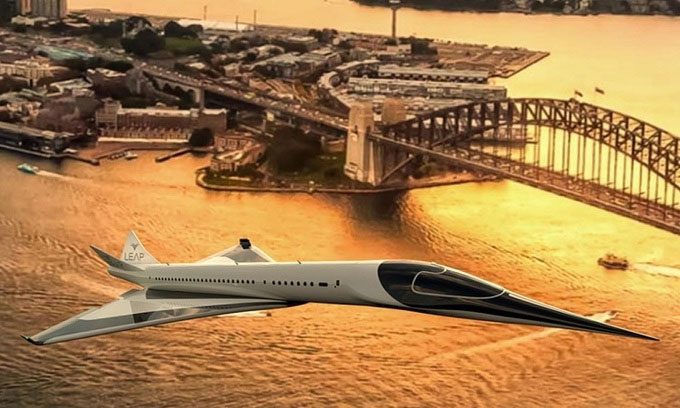 Design of a supersonic aircraft with zero emissions and ultra-quiet operation.