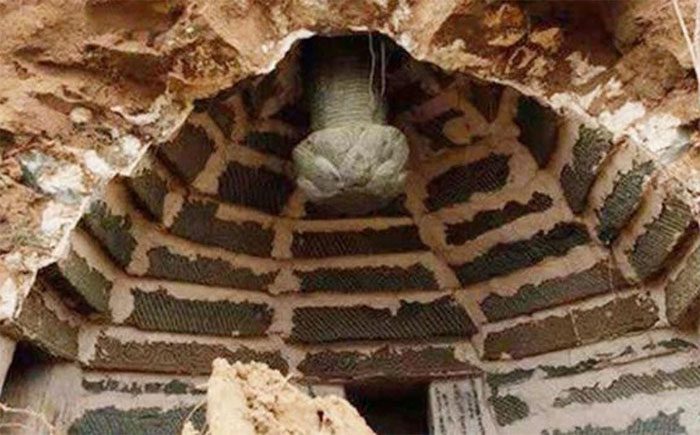 The tomb is rumored to be guarded by a monster