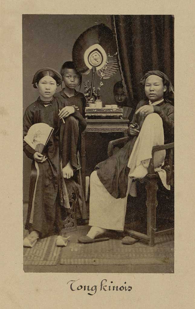 Members of a wealthy family in Northern Vietnam.