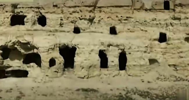 Bunkers prepared for warfare.