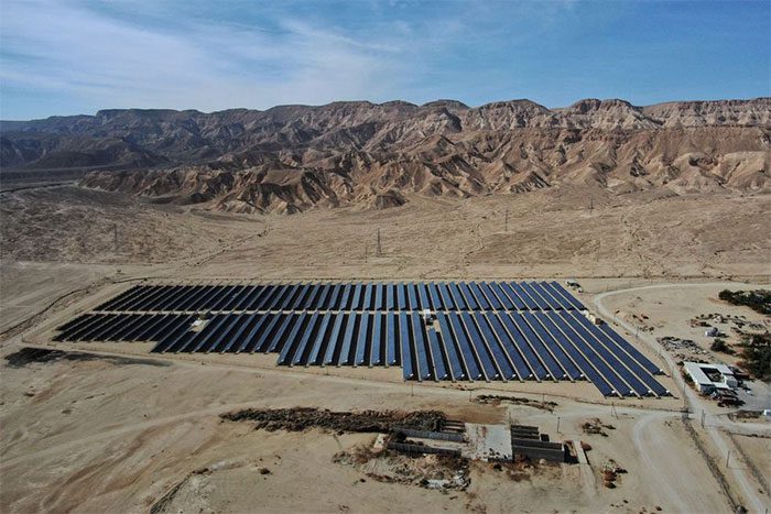 Facility with energy storage and production technology from Augwind Energy at Kibbutz Yahel