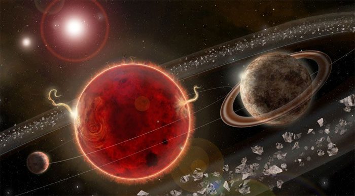 Graphic depiction of Proxima Centauri