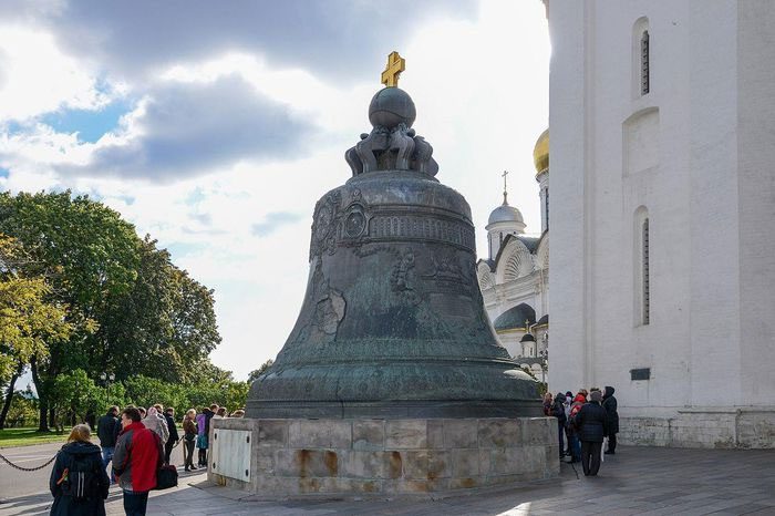 This bell is located in the Kremlin.