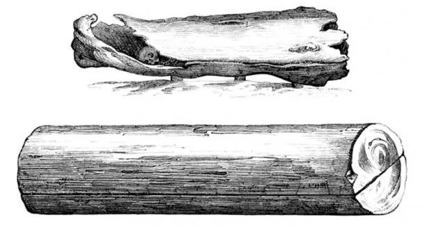Medieval Wooden Coffin