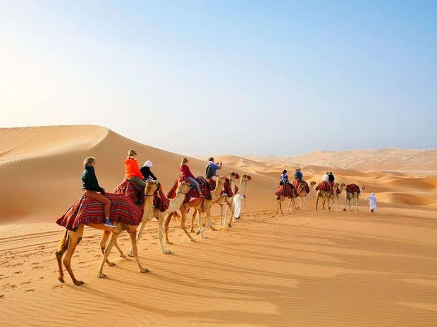 Desert sand is not useful for construction.