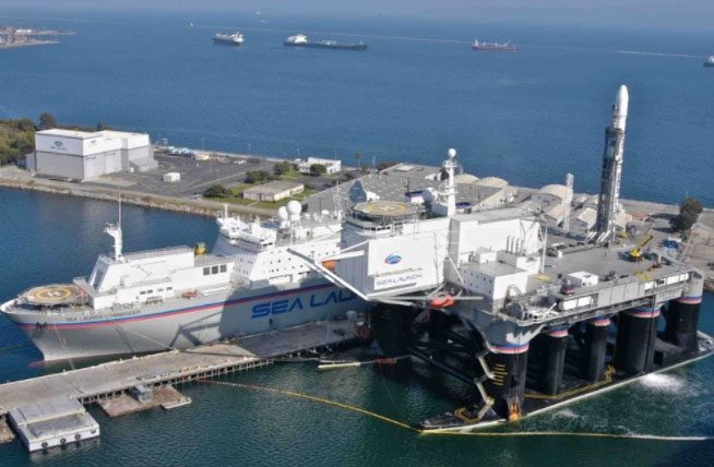 Russia's Sea Launch floating spaceport.
