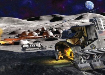 simulation of reaction systems for mining on the moon 116053
