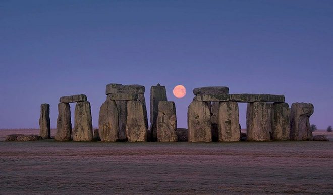 Stonehenge - a megalithic monument from the Neolithic period.