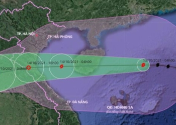 storm 8 is in the strongest phase while approaching the land in the area of thanh hoa quang binh 116483